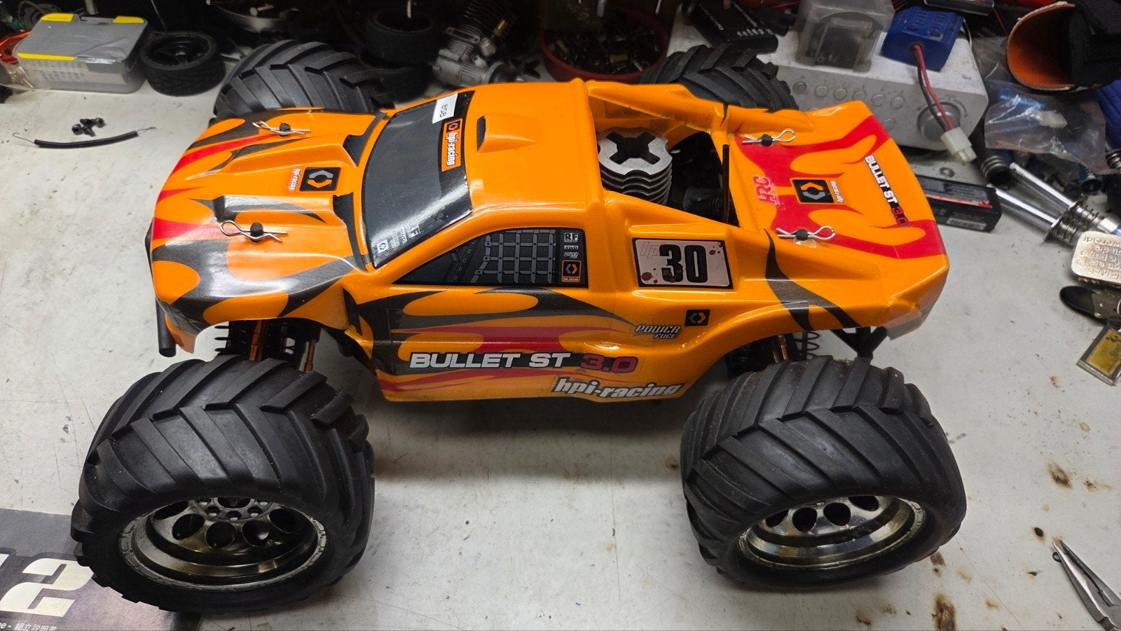 Te koop mooie hpi bullit 3.0, Gebruikt, Auto offroad, Ophalen of Verzenden, Overige schalen