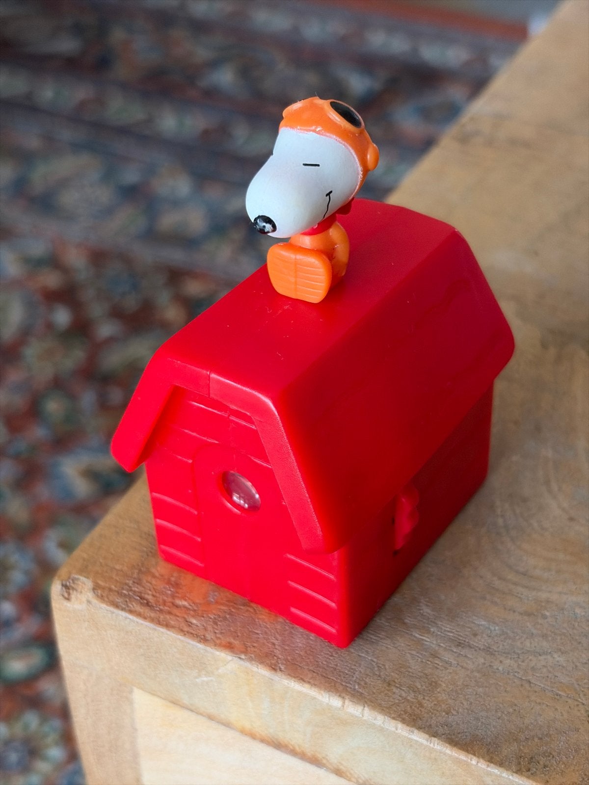 Snoopy op rood hondenhok - Vintage verzamelobject, Ophalen of Verzenden, Gebruikt, Jongen of Meisje