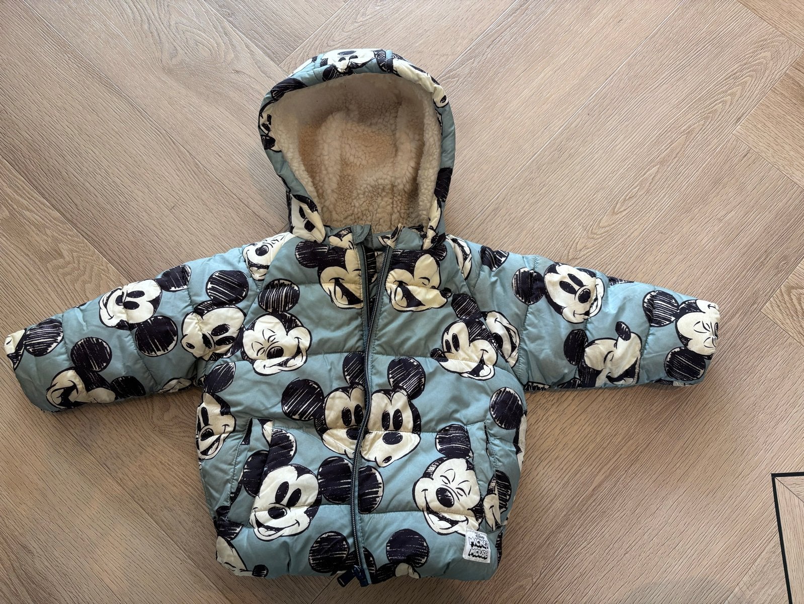 Next Mickey Mouse winterjas maat 80, Ophalen, Gebruikt, Jongetje of Meisje, Jasje