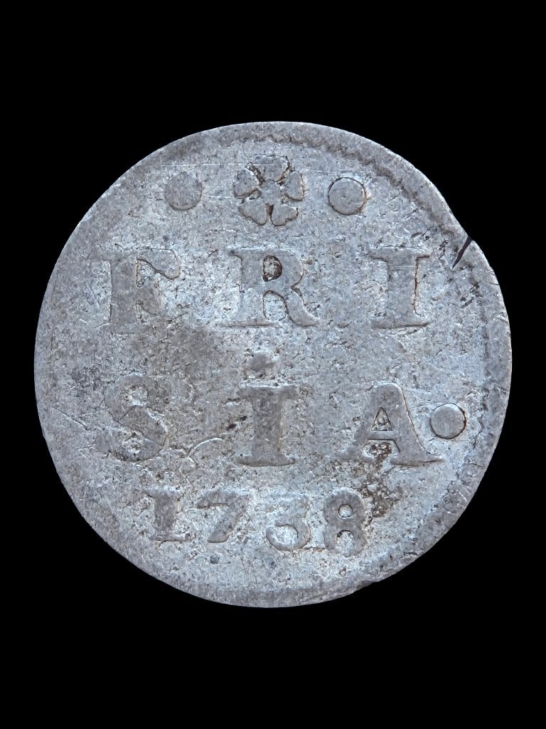 Bezemstuiver Friesland 1738, Postzegels en Munten, Vóór koninkrijk, Zilver, Losse munt, Overige waardes