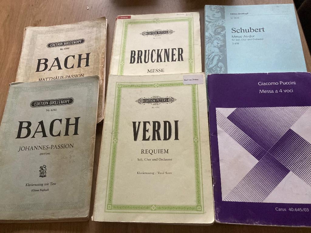 5 Muziekboeken met muziekstukken, Ophalen of Verzenden, Gebruikt, Les of Cursus, Populair