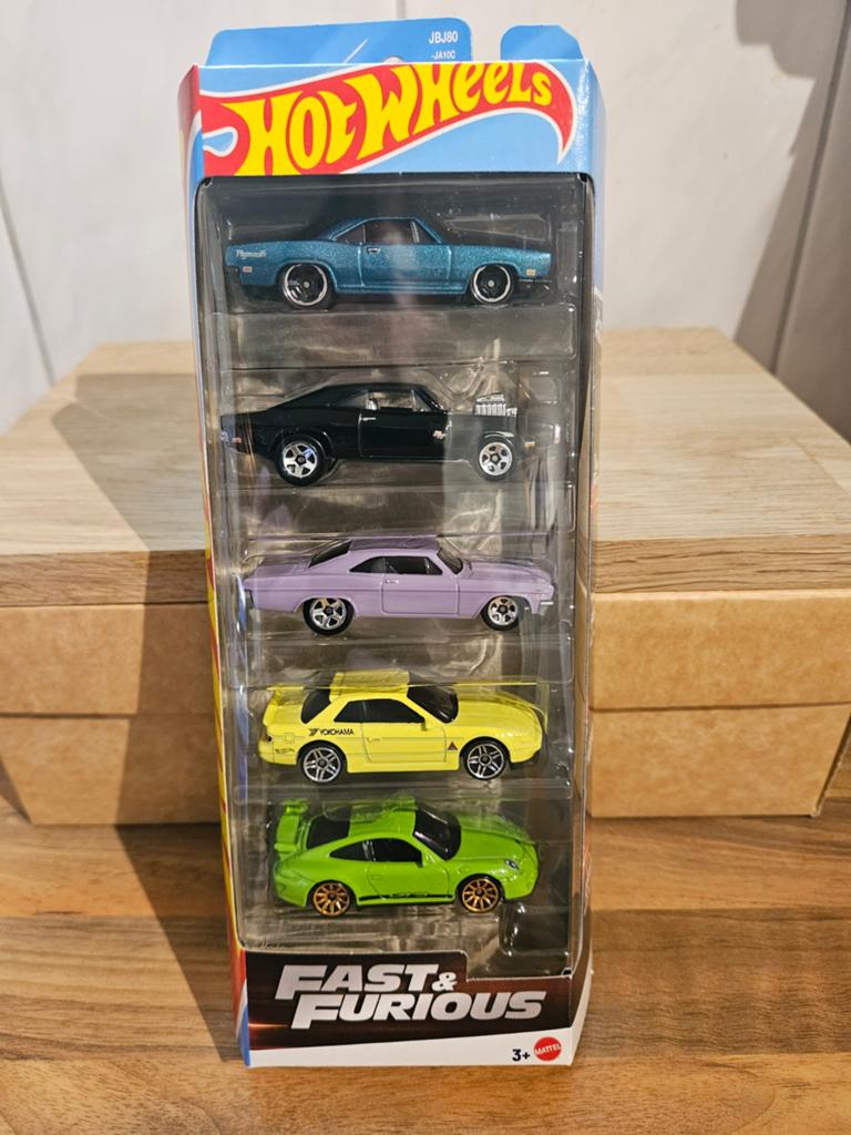 Hotwheels Hot Wheels 5 Pack  Fast & Furious, Ophalen of Verzenden, Zo goed als nieuw, Auto