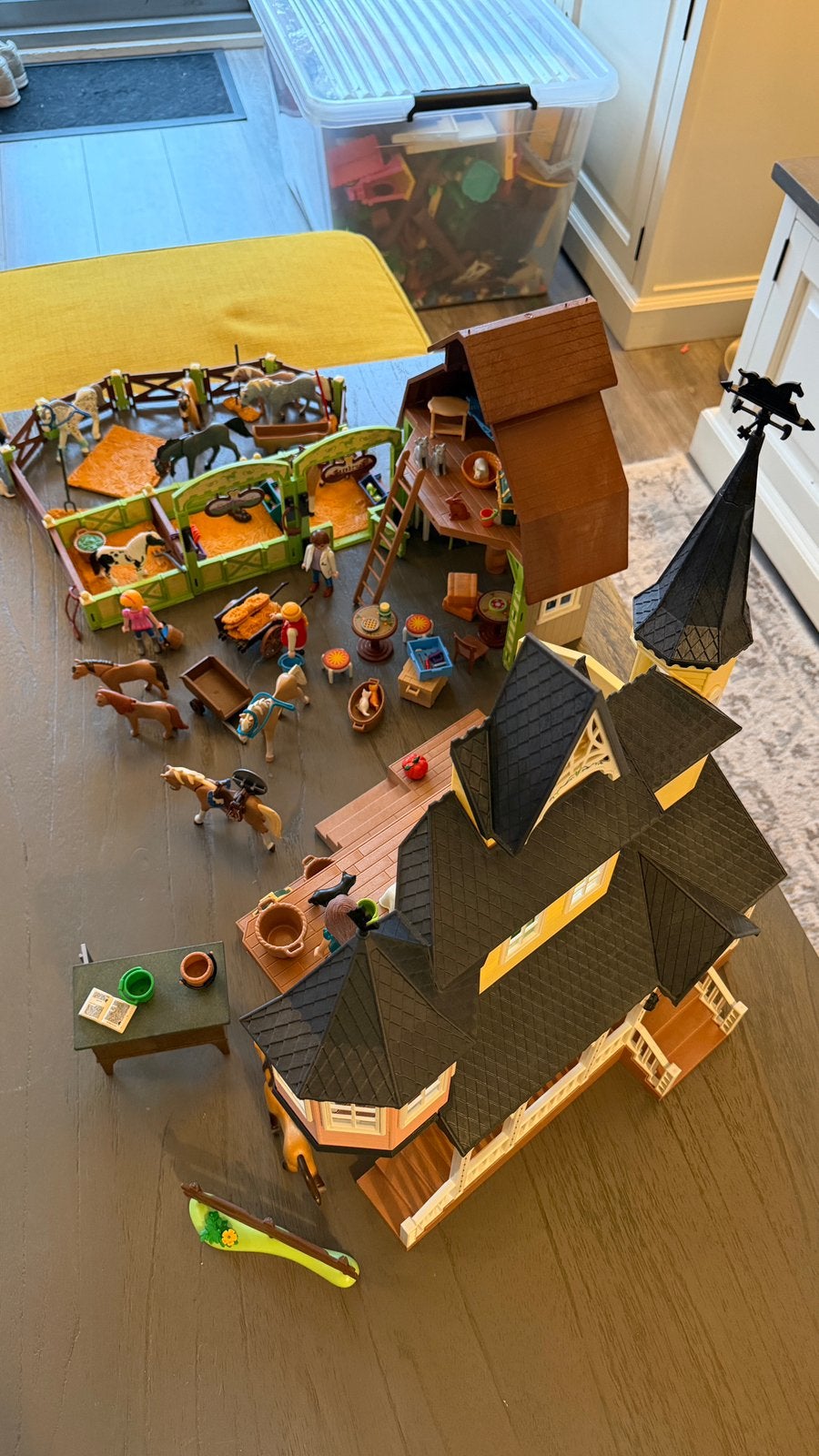 Mega Playmobil Spirit set: huis, schuur en paarden, Ophalen, Zo goed als nieuw