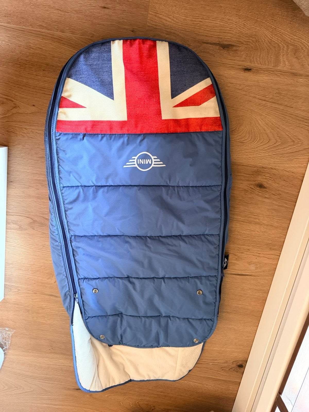 Voetenzak Mini Cooper Union Jack, Ophalen, Zo goed als nieuw, Kinderwagen, Overige merken