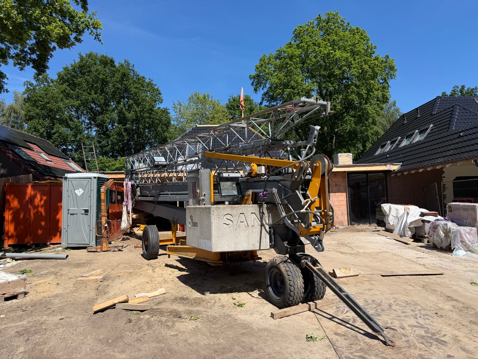 San Marco bouwkraan SMH240 - Betrouwbaar en efficiënt, Ophalen, Kraan