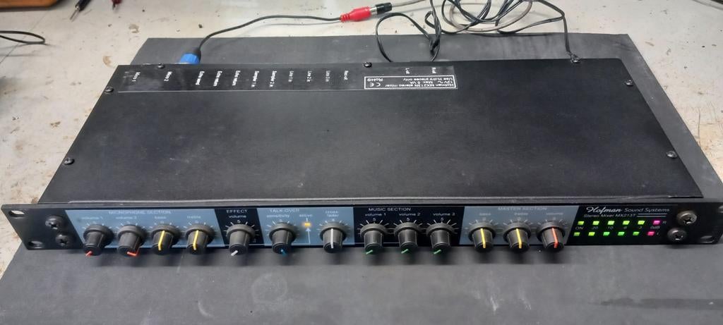 Hofman MX213T mixer
1HE met 6 maanden garantie, Ophalen of Verzenden