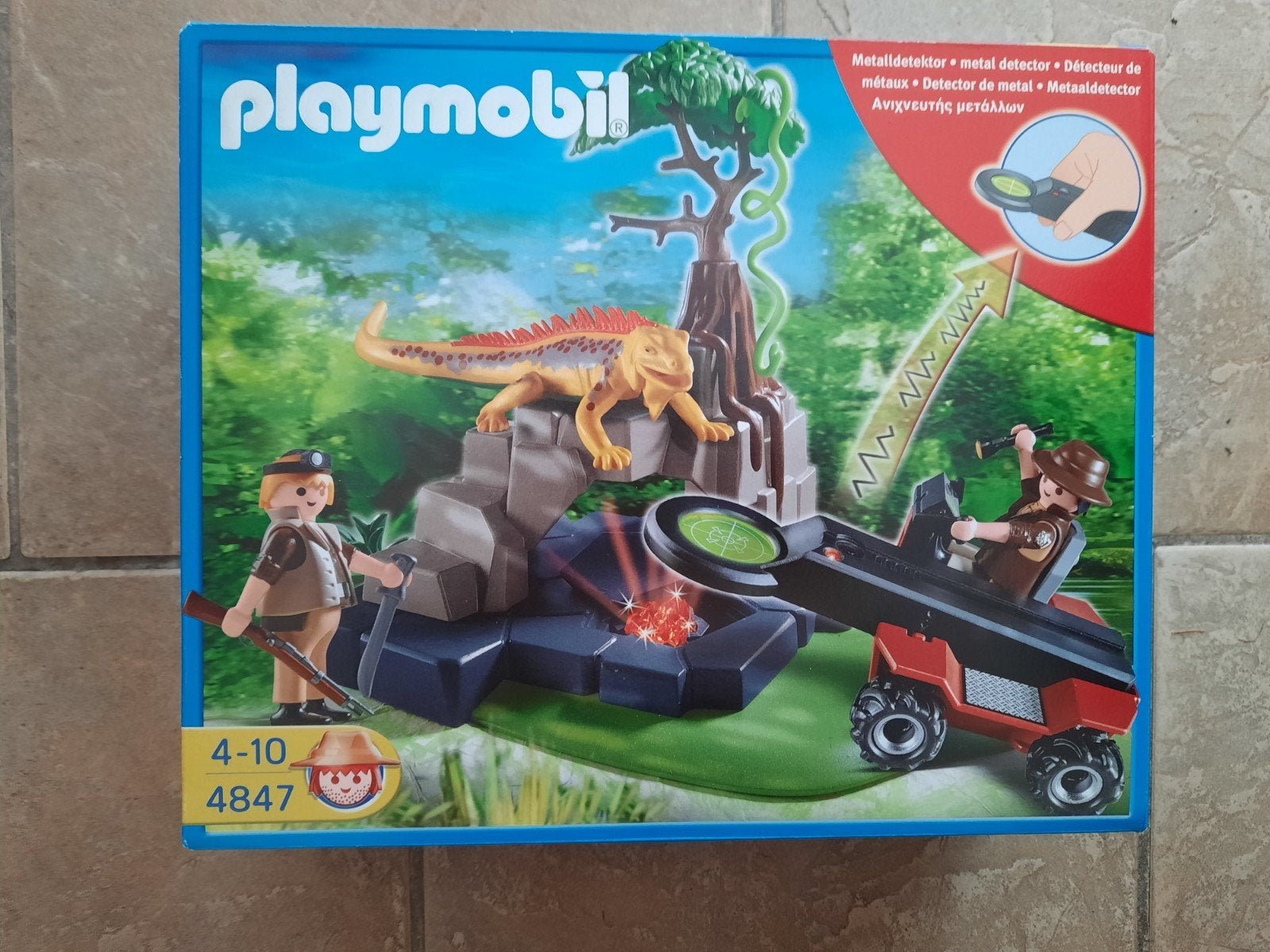 Playmobil: schatzoeken leguaan metaaldetector 4847 NIEUW, Kinderen en Baby's, Speelgoed | Playmobil, Ophalen, Complete set, Overige typen