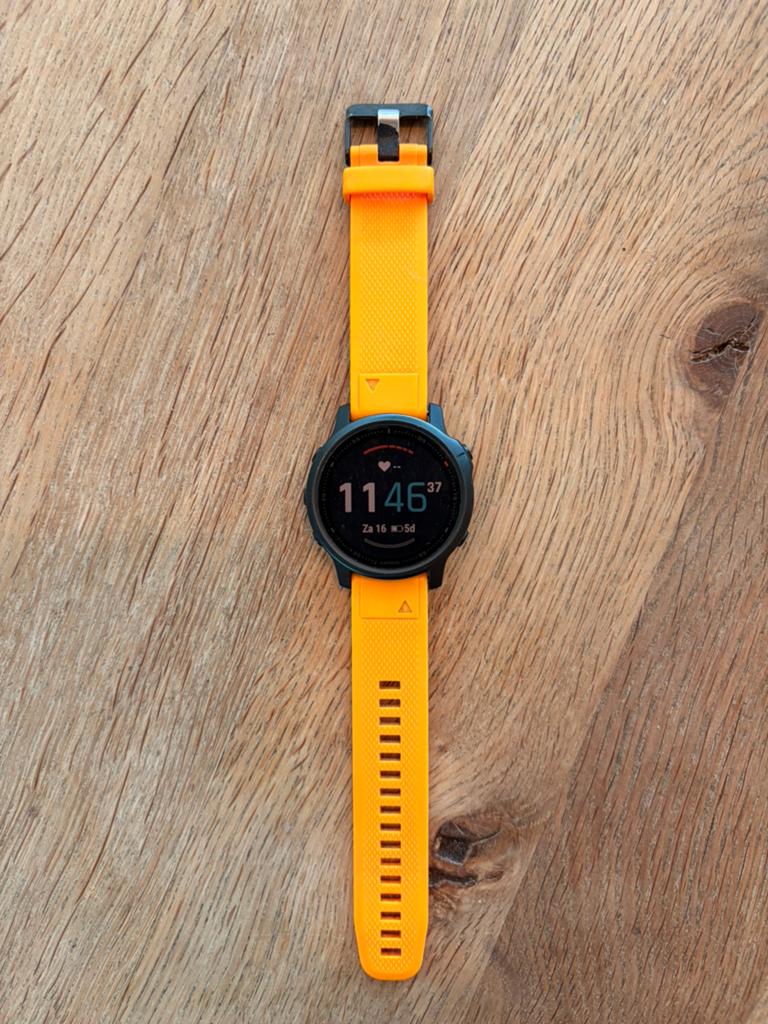 Garmin Fenix 6S Pro Sporthorloge, compleet en in nette staat, Sieraden, Tassen en Uiterlijk, Sporthorloges, Ophalen, Zwart, Zo goed als nieuw