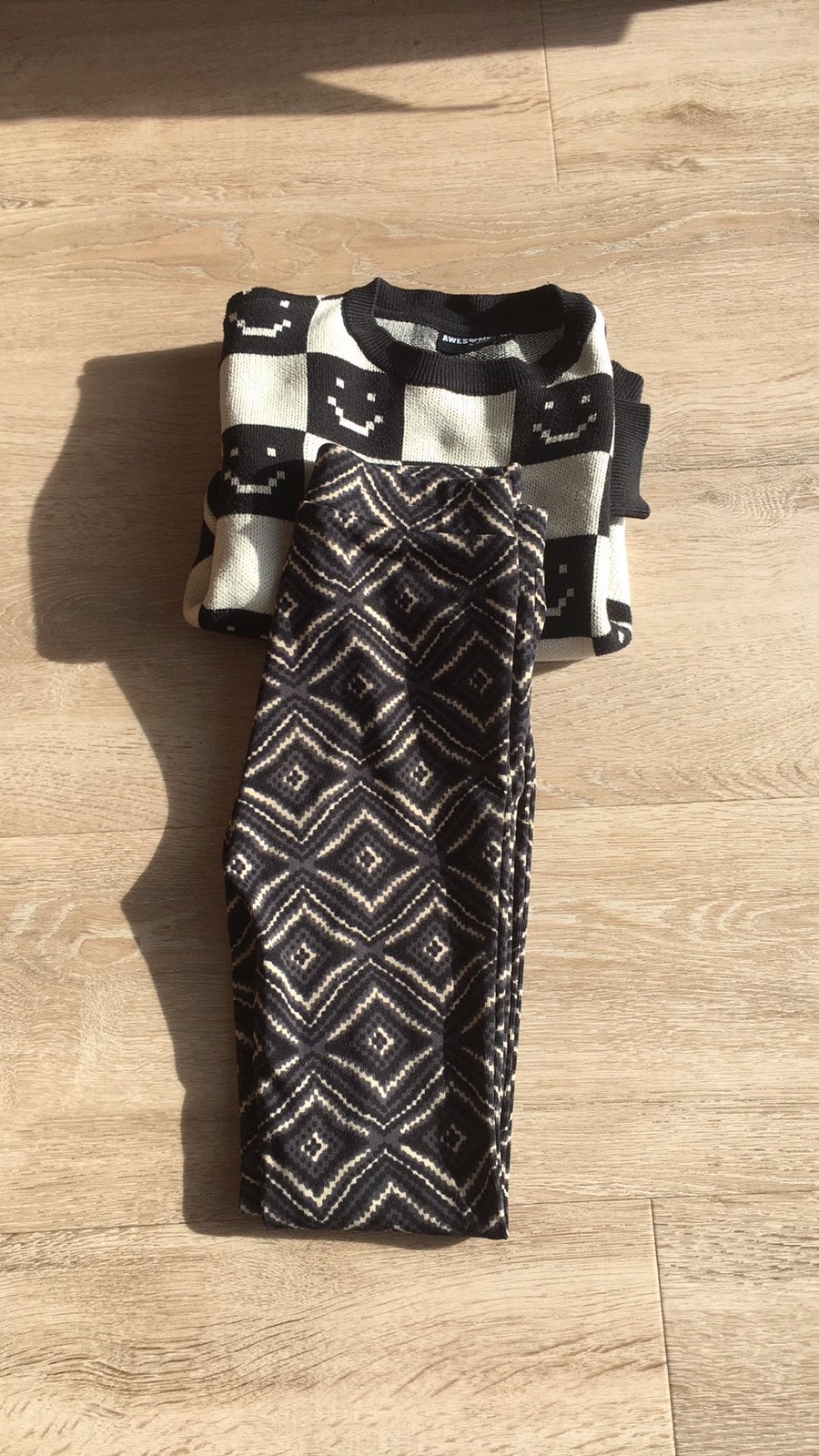 Leuke herfst set met een broek en truitje, Ophalen of Verzenden, Zo goed als nieuw