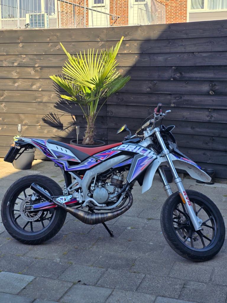 Aprilia sx 50 - Unieke Supermotard Look, Ophalen, Gebruikt, Maximaal 45 km/u