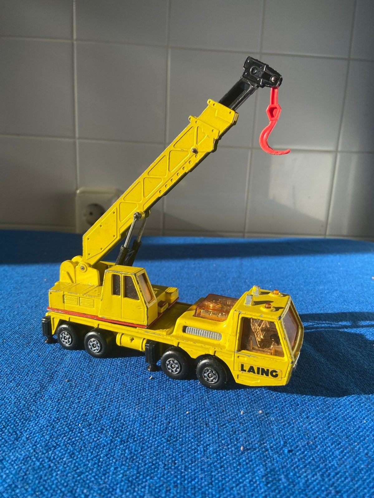 Matchbox Super Kings K-12 Hercules Mobile Crane LAING, Ophalen of Verzenden, Gebruikt