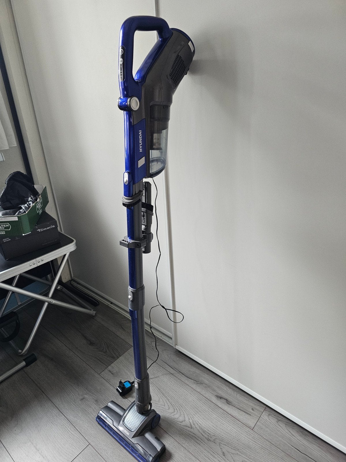 Hyundai Steelstofzuiger Draadloos met LED-verlichting, Witgoed en Apparatuur, Stofzuigers, Ophalen, Overige merken, Gebruikt, Draadloos