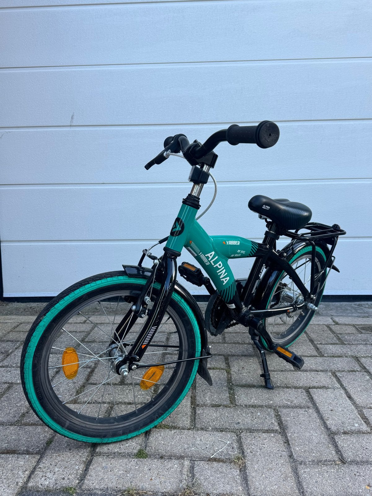Alpina Yabber J16 16 inch kinderfiets / jongensfiets – 2023, Ophalen, Zo goed als nieuw, Terugtraprem, 16 tot 20 inch