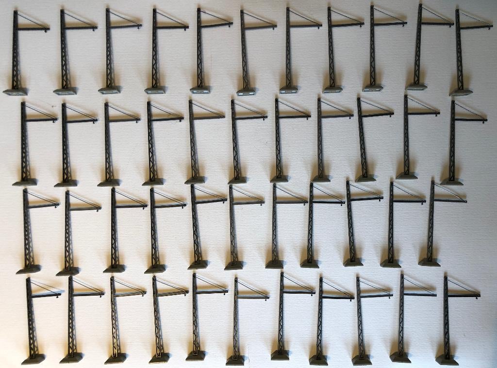 47 bovenleidingmasten Jouef 688, Hobby en Vrije tijd, Gelijkstroom, Jouef, Overige typen, Ophalen of Verzenden