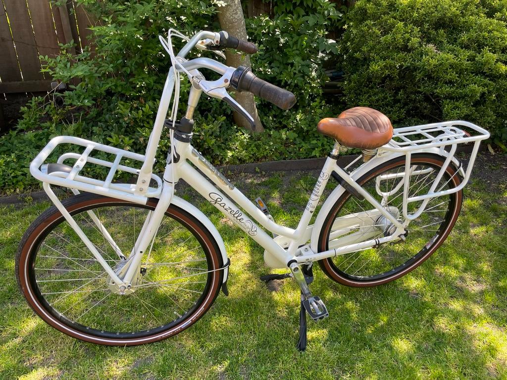 Gazelle Miss Grace D49 28 inch wit 7 versnellingen, Fietsen en Brommers, Fietsen | Dames | Damesfietsen, Ophalen, Gebruikt, 47 tot 50 cm