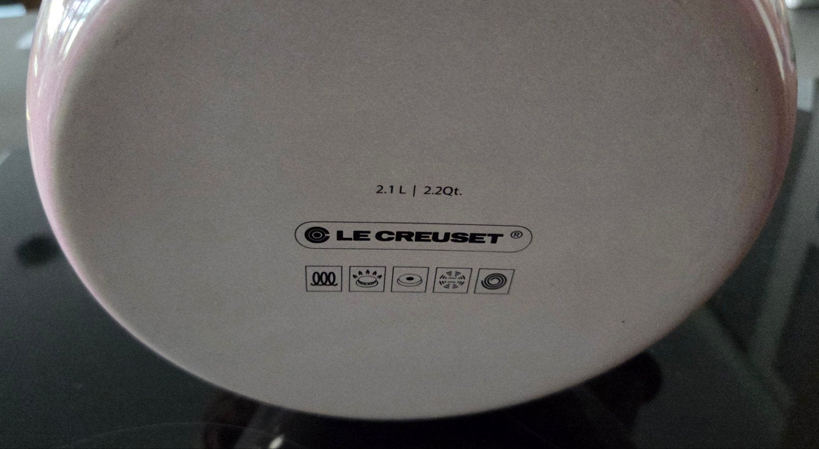 Le Creuset fluitketel 2.1L - Zo goed als nieuw, Zo goed als nieuw, Roze, Le Creuset, Ophalen