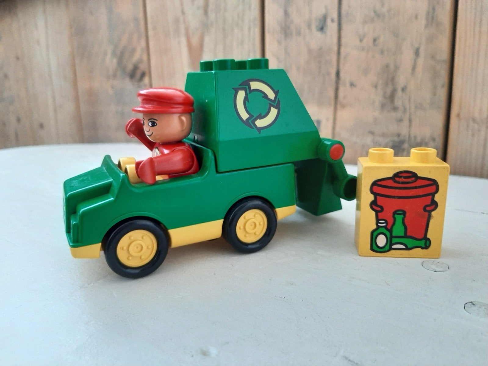 Duplo vuilniswagen, City, Ophalen of Verzenden, Zo goed als nieuw, Compleet