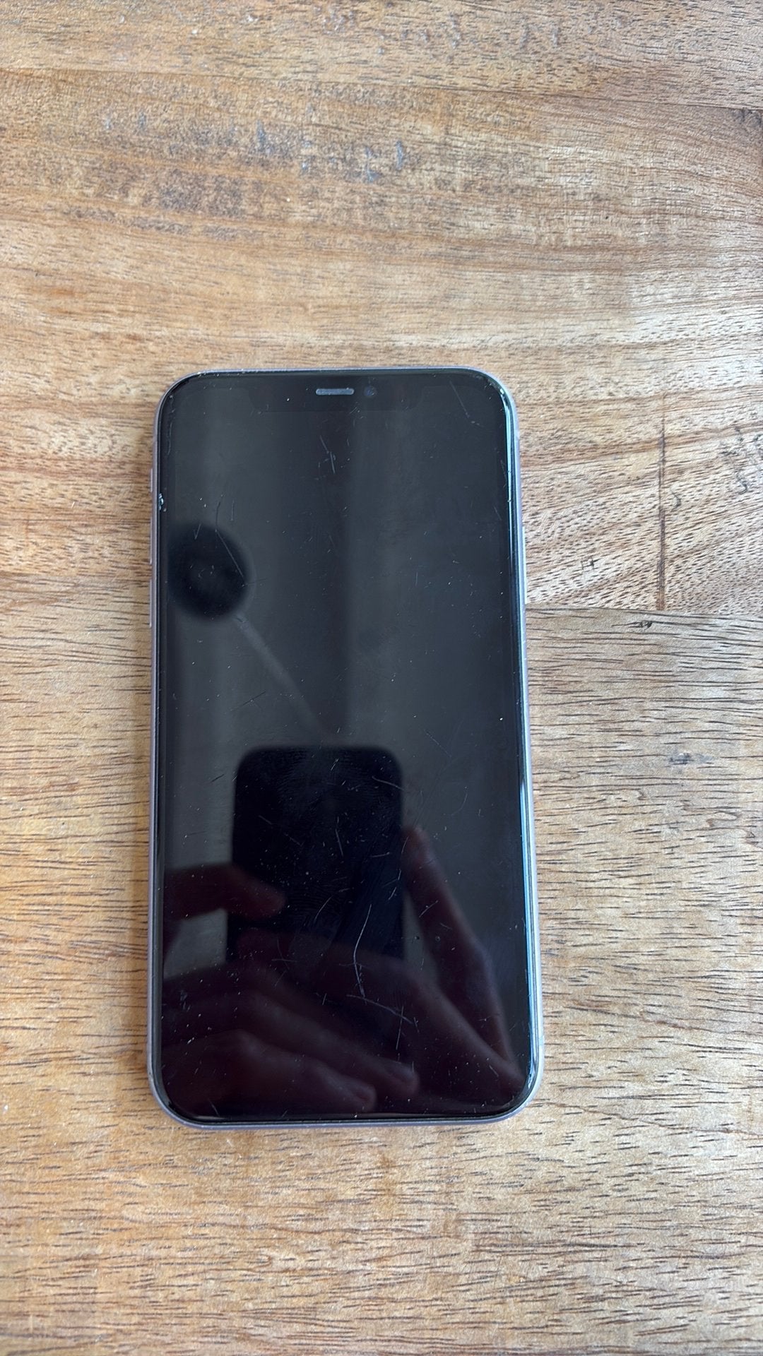 Iphone 11 met deels kapot scherm, Paars, Zonder simlock, 91 %, 128 GB