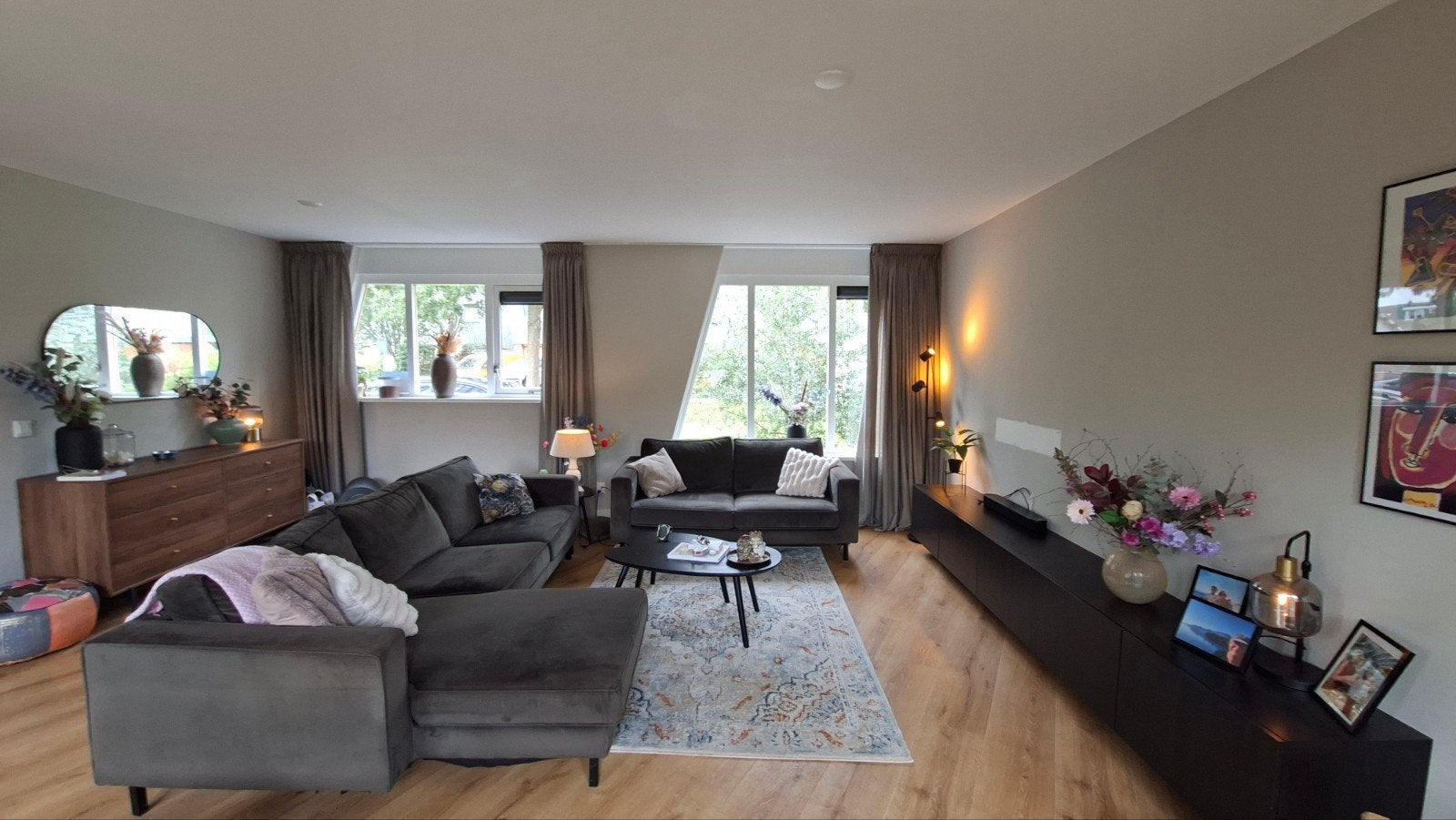 3 en 2-zits Woood vandaag gratis af te halen., Huis en Inrichting, Ophalen, Gebruikt, Stof