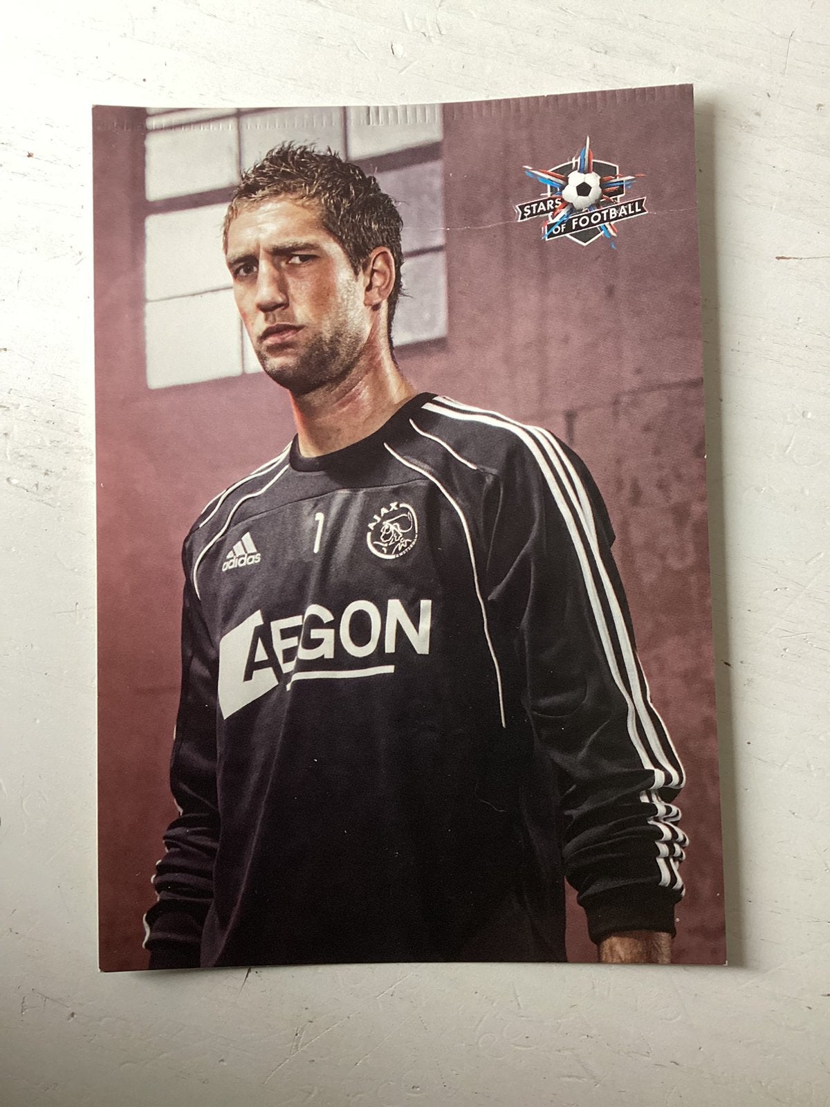 Kaart Stars of Football Maarten Stekelenburg (C1000), Verzenden, Zo goed als nieuw, Spelerskaart