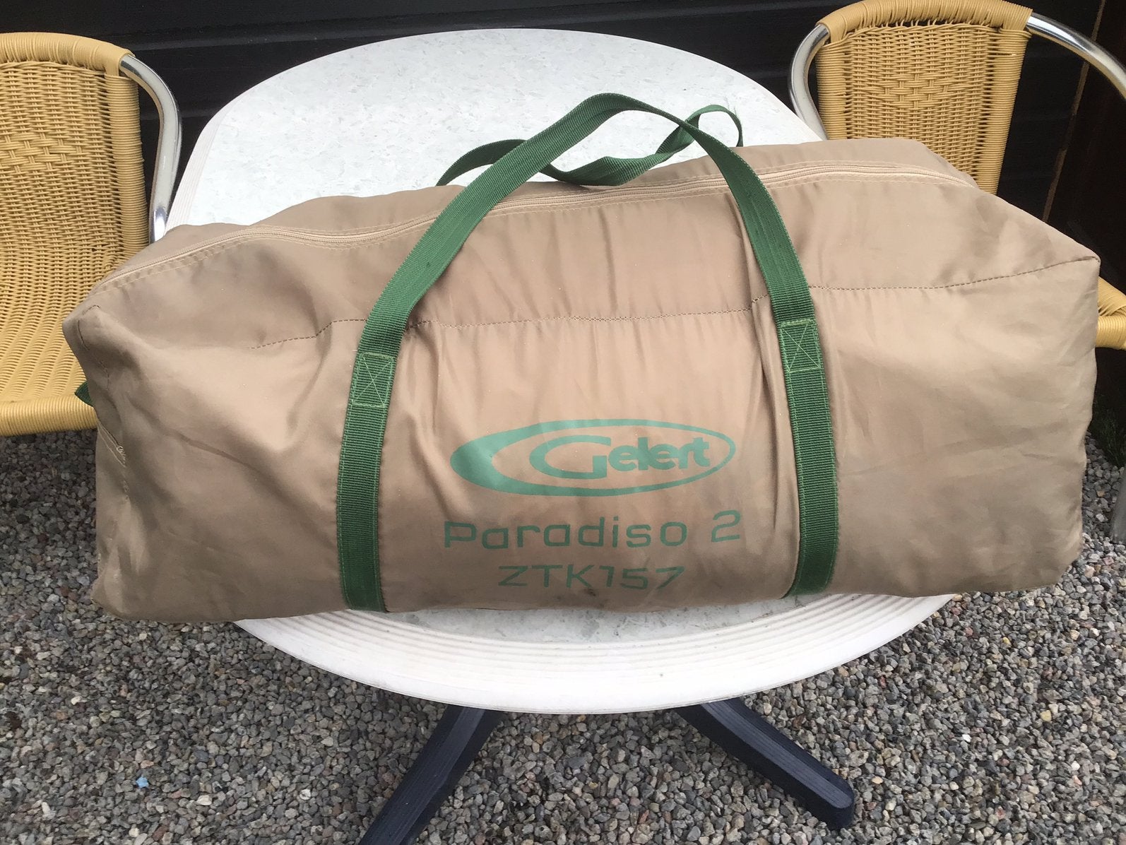 Kampeer tent zgan paradiso 2, Ophalen, Zo goed als nieuw