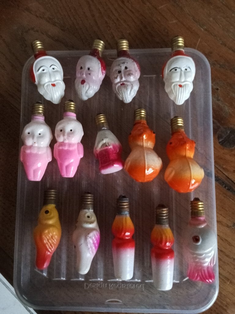 oude kerstlampjes brandend 5 volt japan, Diversen, Ophalen of Verzenden, Gebruikt