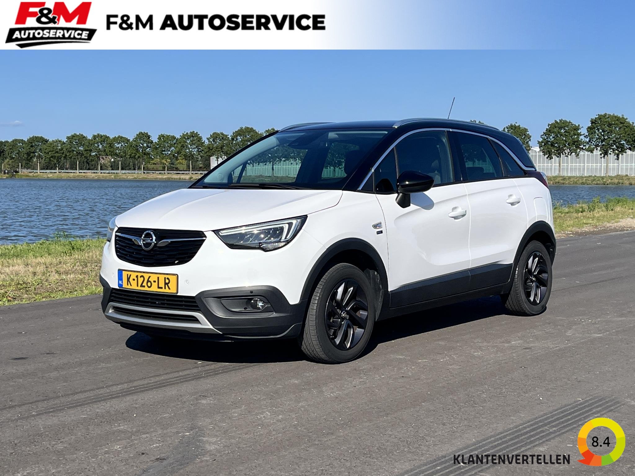 Opel Crossland X 1.2 Turbo Edition 2020 Clima, cruise, pdc,, Auto's, Gebruikt, 1199 cc, Wit, Bedrijf