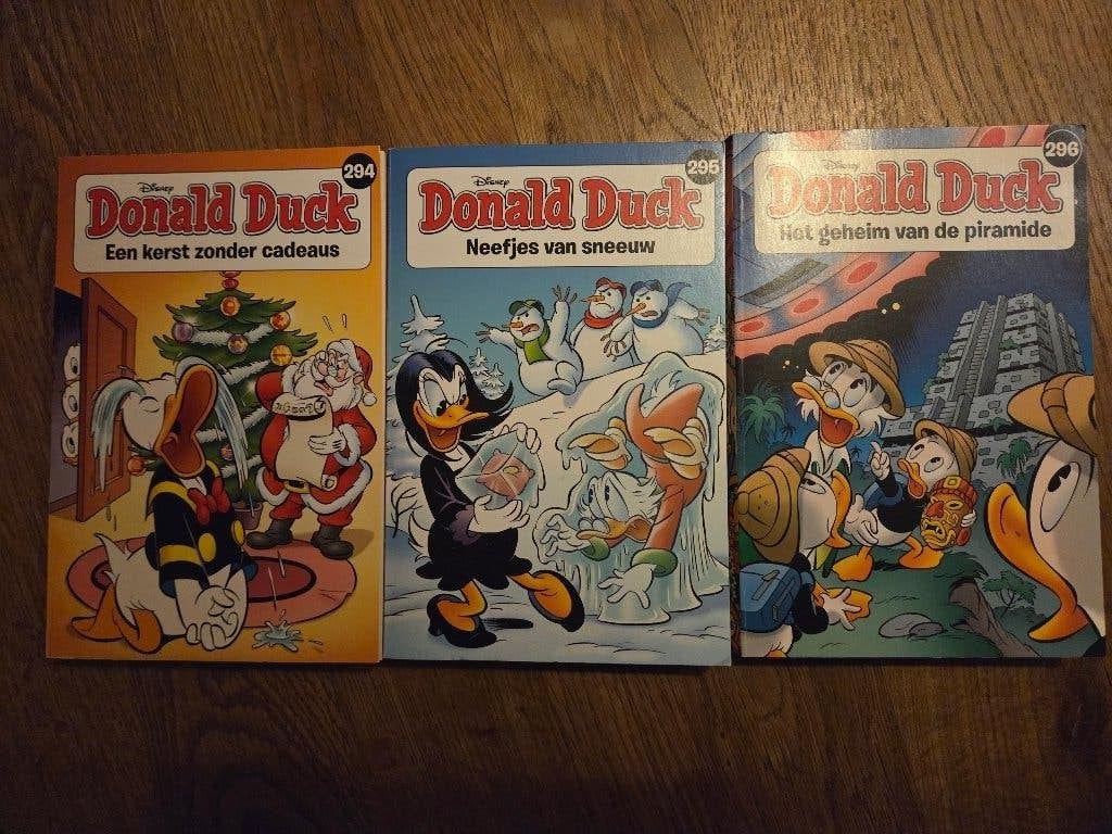 Donald duck pockets 294, 295, 296, Meerdere stripboeken, Ophalen of Verzenden, Gelezen