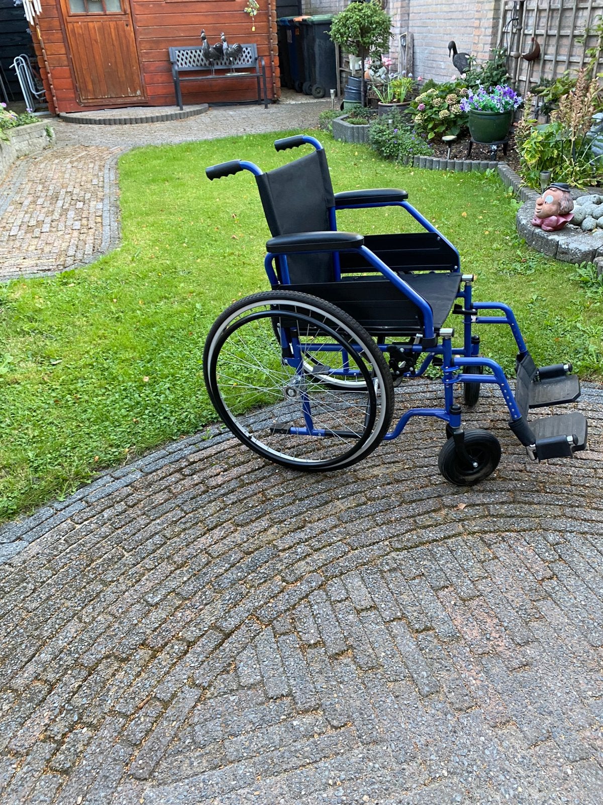 Rolstoel Scootplaza v. a. € 105,-, Ophalen, Inklapbaar, Zo goed als nieuw, Handbewogen rolstoel
