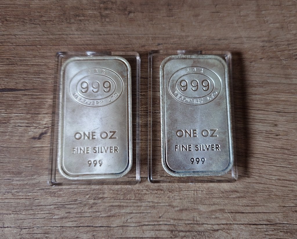 2x 1oz JBR RECOVERY LTD, Verzenden, Zilver
