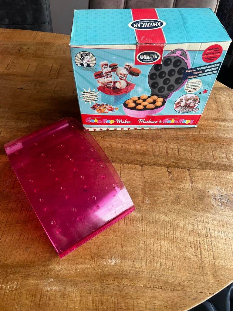 American Cakepop Maker - Roze, Hobby en Vrije tijd, Taarten en Cupcakes maken, Ophalen of Verzenden, Gebruikt, Taarten of Cupcakes