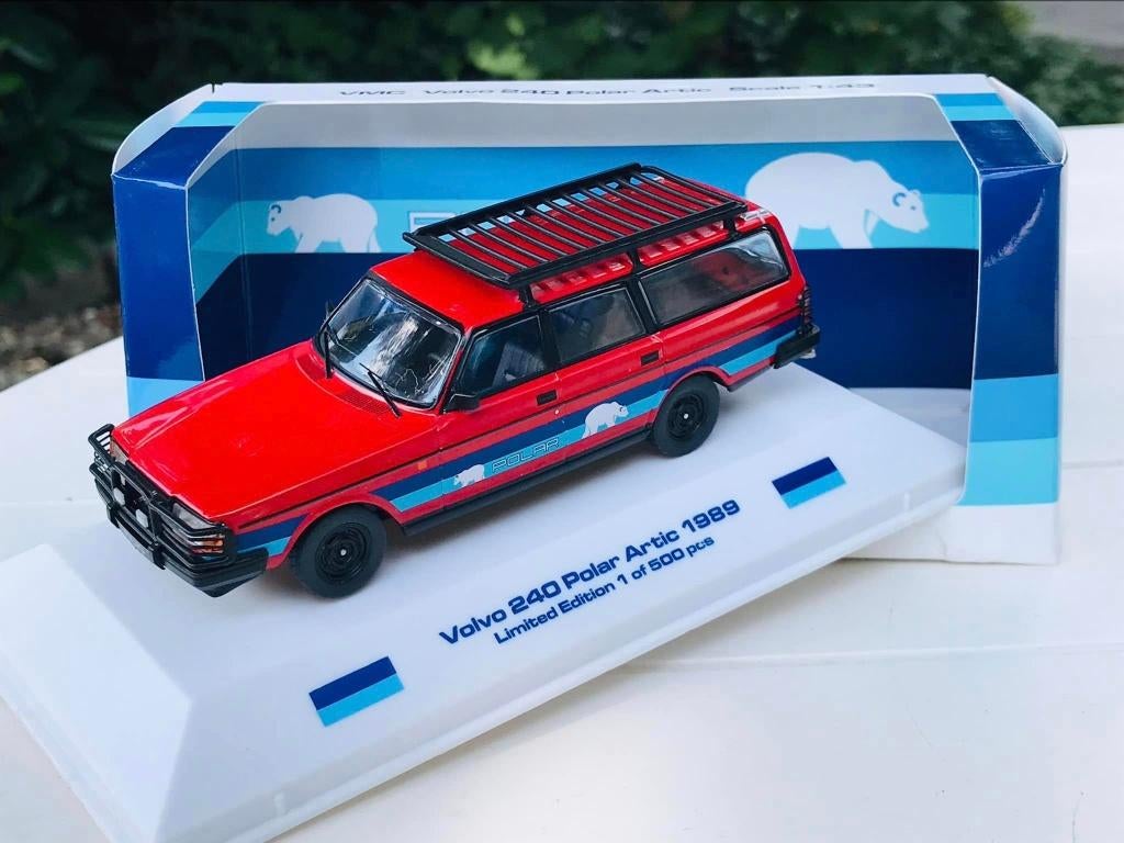 Ixo Volvo 240 Polar Artic 1:43, Verzenden, Nieuw, Auto, Overige merken