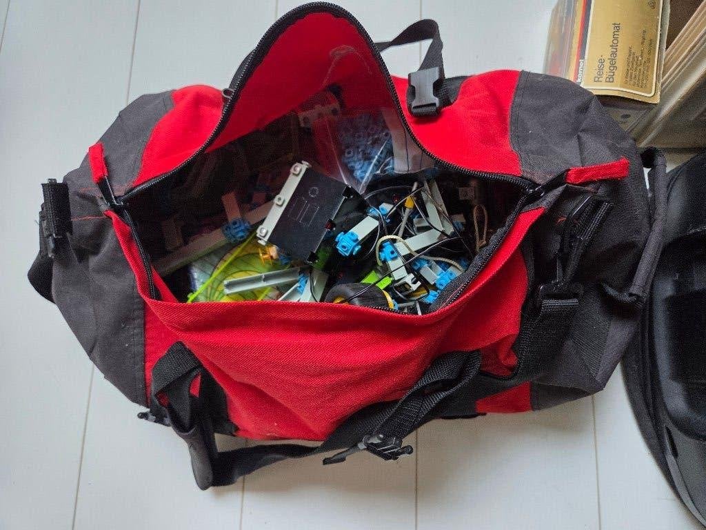 Tas vol met Fisher Price Construx vintage speelgoed, Ophalen, Gebruikt, Speelset, Met licht