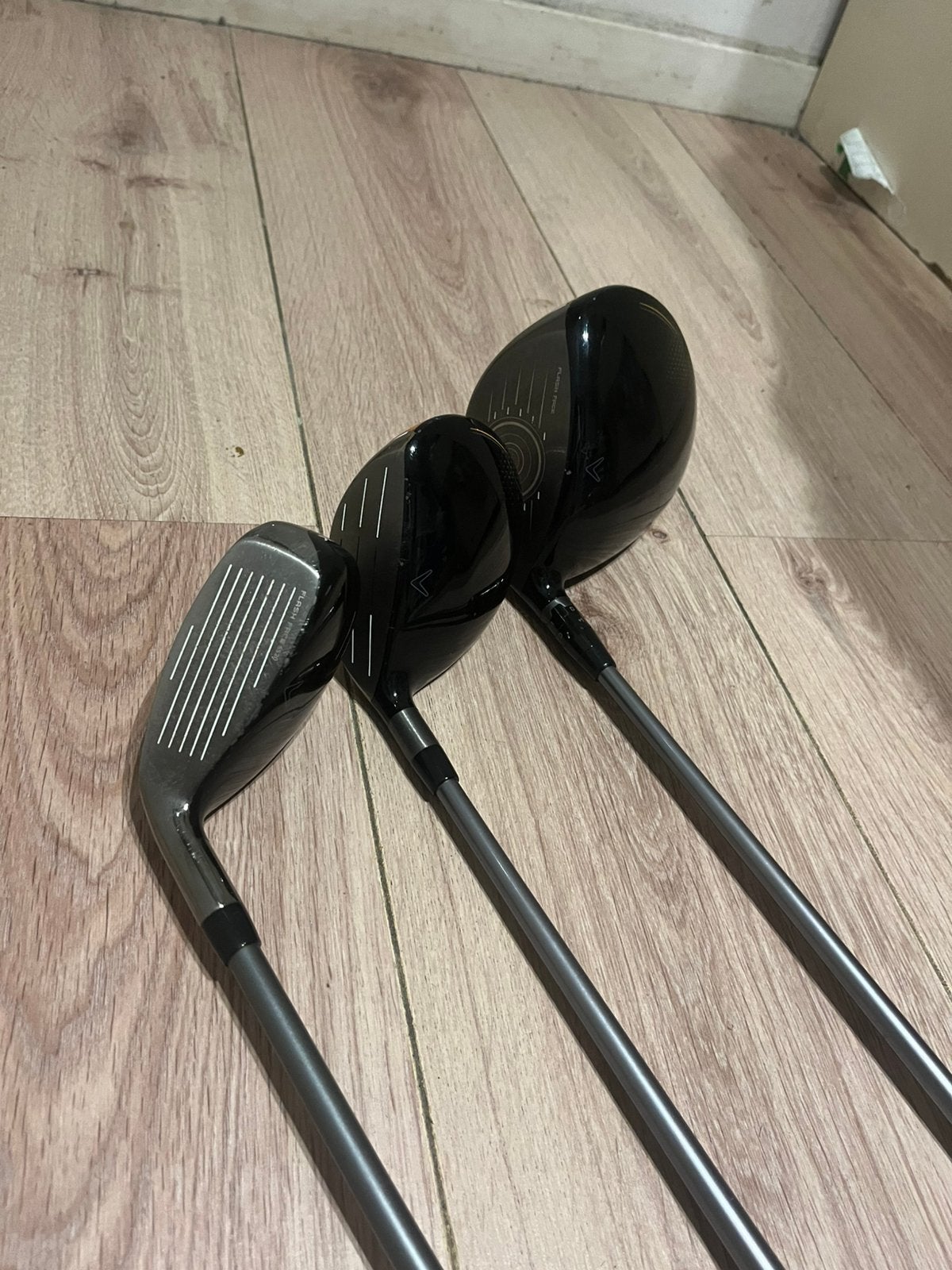 Golfclubs Callaway mavrik driver, hybride en 3 houten, Ophalen of Verzenden, Zo goed als nieuw, Club, Callaway