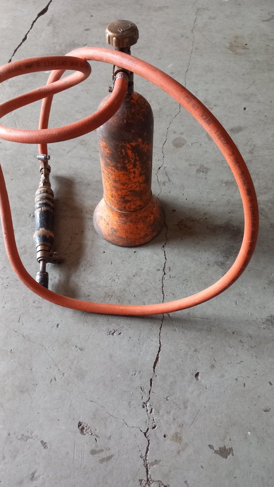 Gasfles, Ophalen, Gebruikt