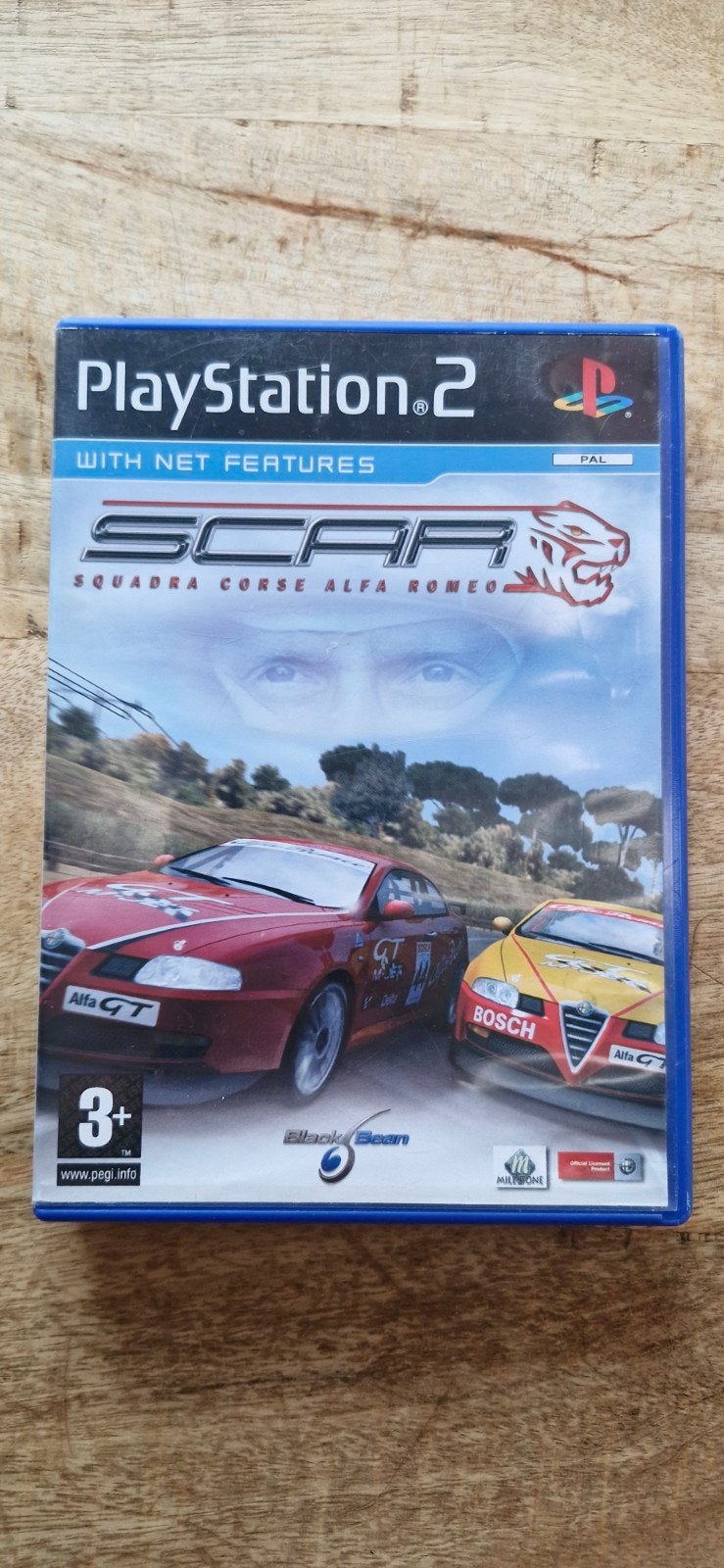 SCAR Squadra Corse Alfa Romeo - PlayStation 2 (PS2), 1 speler, Racen en Vliegen, Ophalen of Verzenden, Zo goed als nieuw