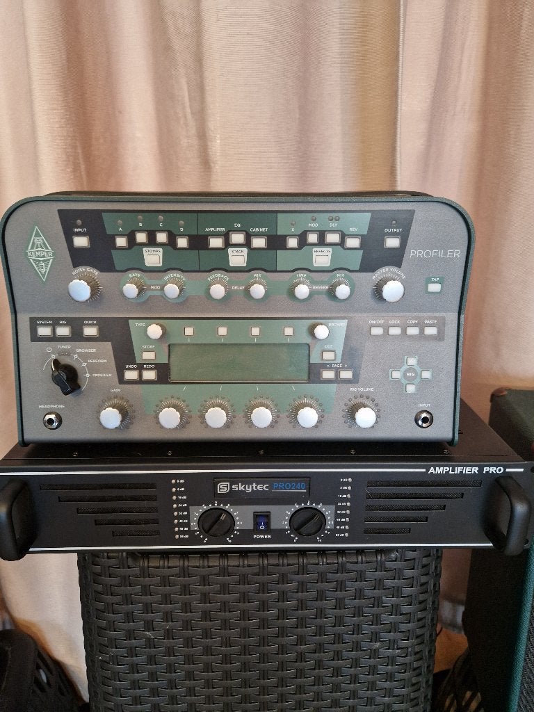 Kemper Profiler, remote en met kemper cabinets te koop !!!!, Ophalen, Gebruikt, Solid body, Gibson