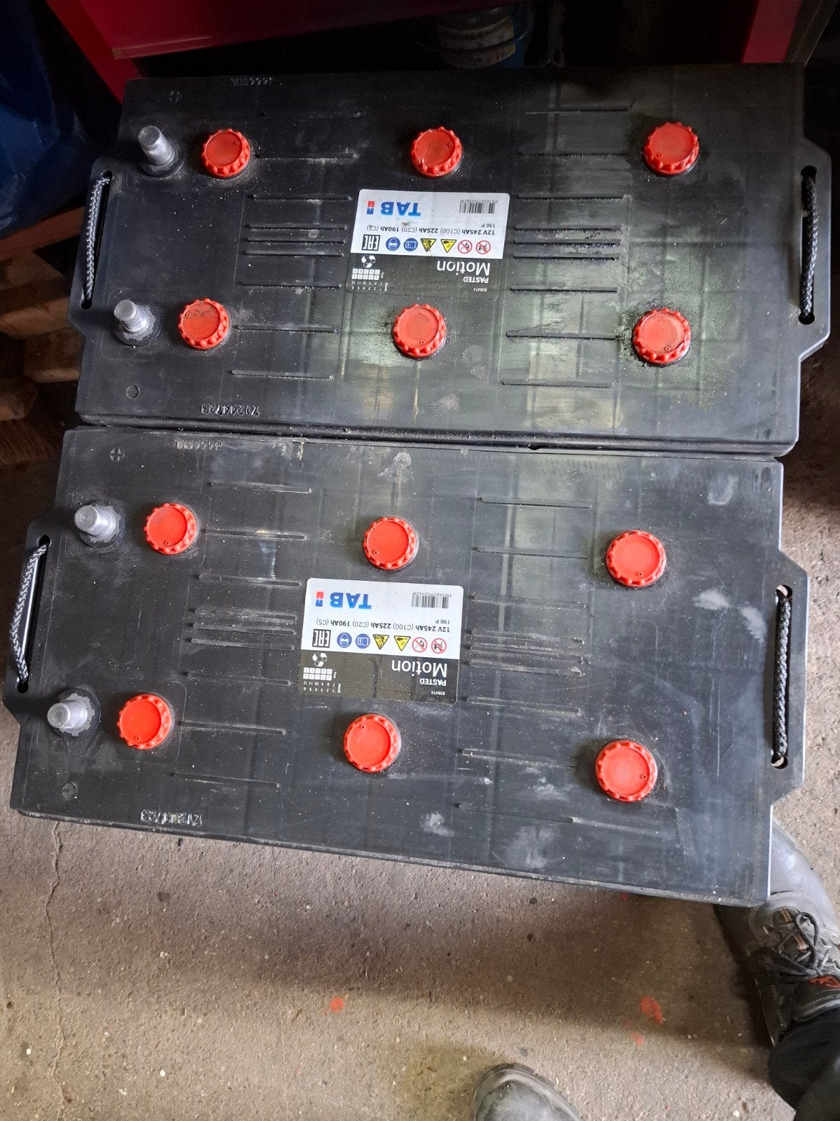 Accu,s voor laadklep etc, 100 liter of meer, Ophalen, Zo goed als nieuw, Transportkar