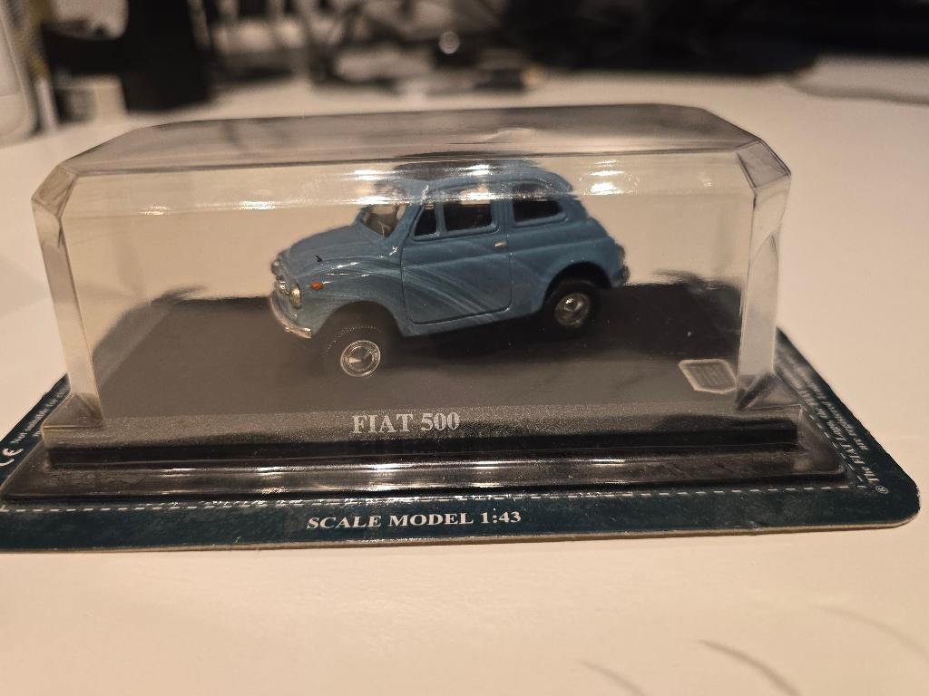 Fiat 500 1/43, Ophalen of Verzenden, Zo goed als nieuw, Auto, Overige merken