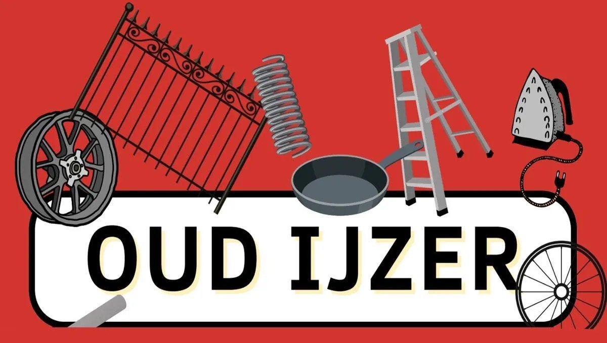 Gratis ophalen van uw oud ijzer en metalen, Ophalen