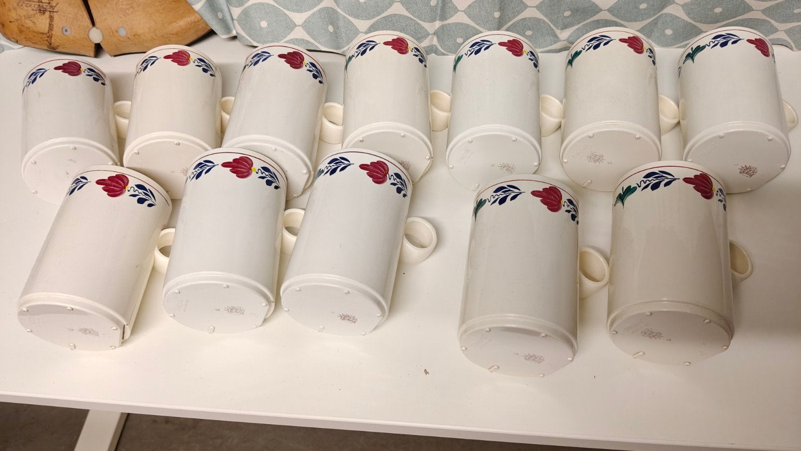 heel veel boerenbont Mepal servies, Kunststof, Gebruikt, Landelijk/Boerenbont, Ophalen of Verzenden