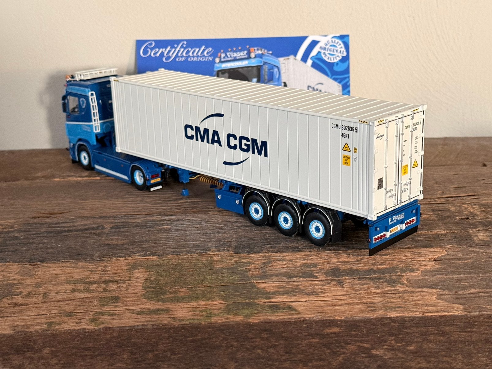 Tekno - Scania next gen P. Visser, Ophalen of Verzenden, Zo goed als nieuw, Bus of Vrachtwagen, Tekno