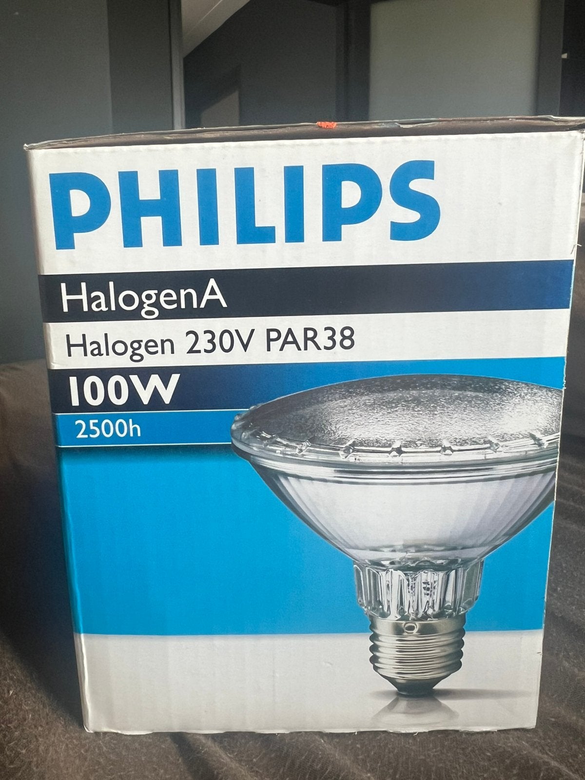 Te koop Philips Halogen 230V PAR38 (9 ), 60 watt of meer, Nieuw, E27 (groot), Neutraal wit