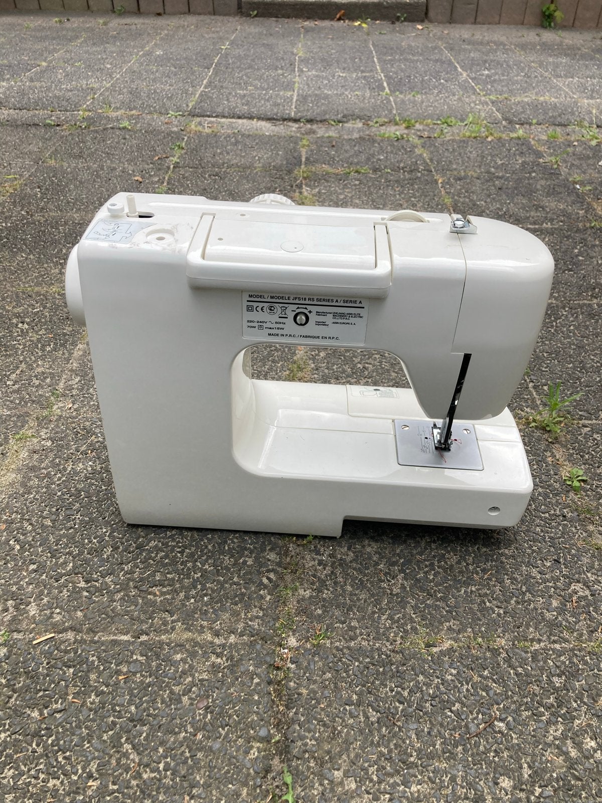 Toyota JFS18 Jeans Naaimachine - Wit, Ophalen of Verzenden, Gebruikt, Overige typen