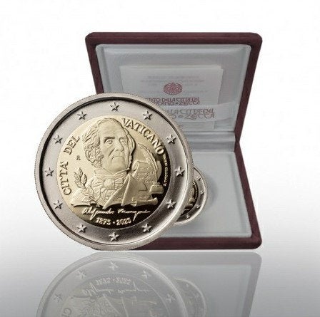2 euro Vaticaan 2023 - Alessandro Manzoni (Proof), Ophalen of Verzenden, Vaticaanstad, 2 euro, Setje