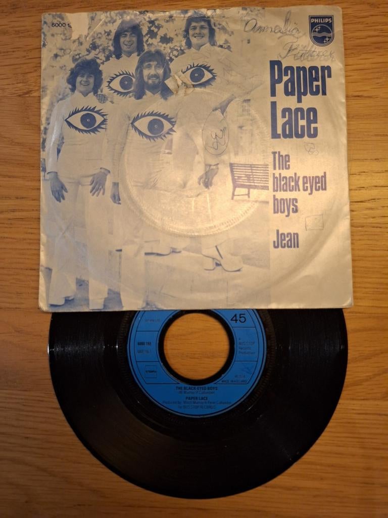 Paper Lace - The Black Eyed Boys / Jean vinyl single, Gebruikt, 7 inch, Single, Ophalen of Verzenden
