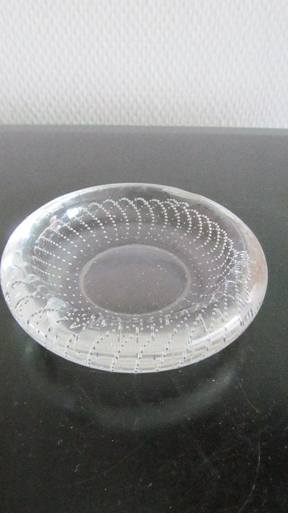 Spijkerglas asbakje van Leerdam glas Copier., Antiek en Kunst, Ophalen