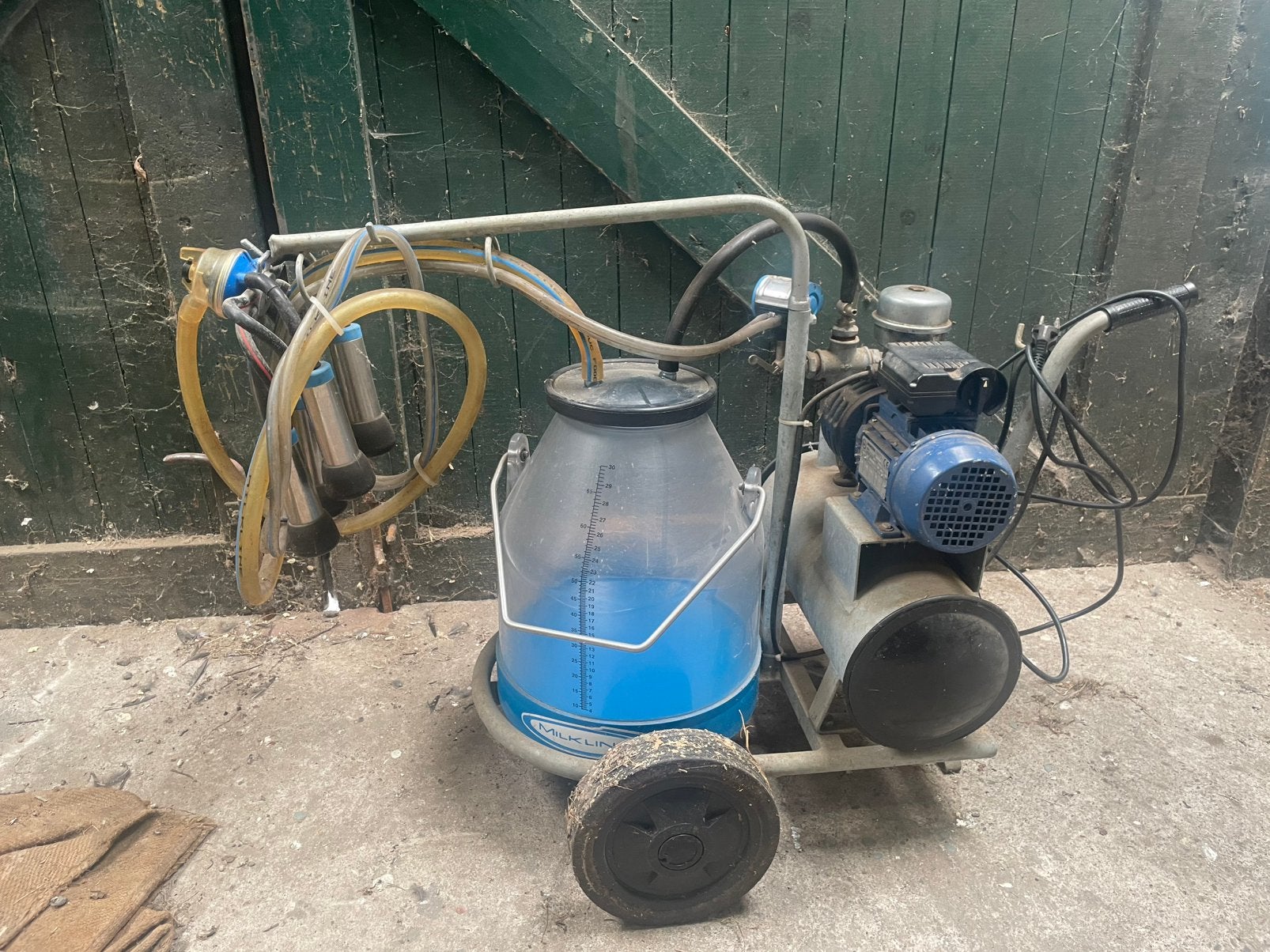 Milkline mini-milker, Ophalen, Melktechniek