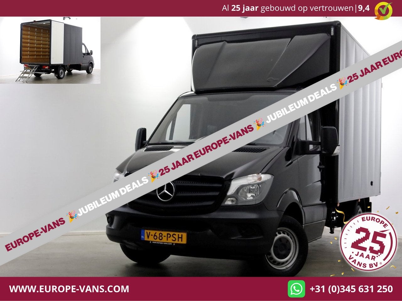 Mercedes-Benz Sprinter 313 CDI 130pk L2H1 Bakwagen met achte, Euro 5, Achterwielaandrijving, Gebruikt, 4 cilinders