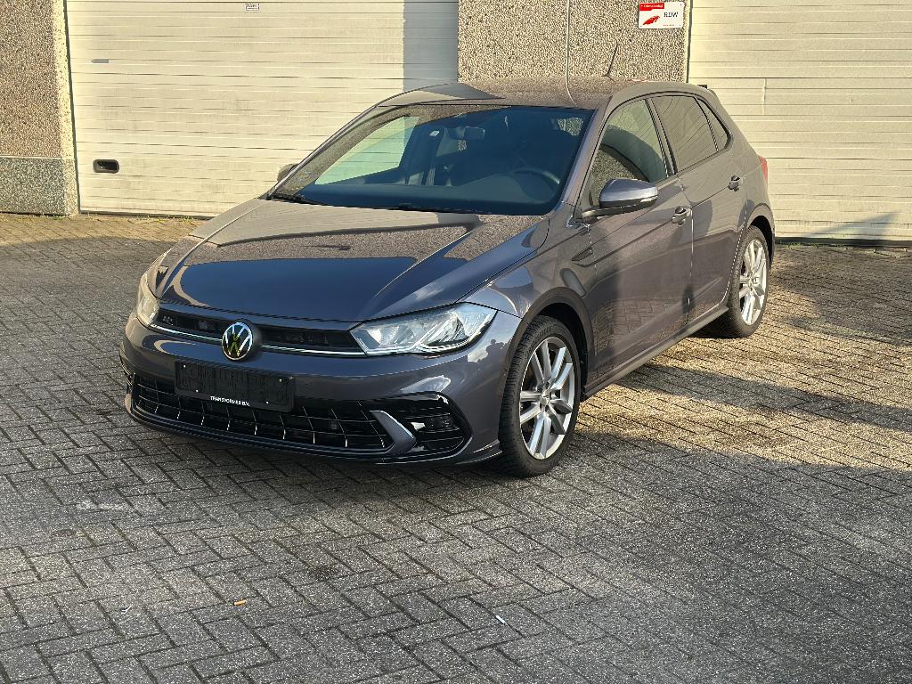 Volkswagen Polo R-Line 1.0TSI 110PK DSG 2023|Full Option|, Euro 6, Overige kleuren, Leder en Stof, Bedrijf